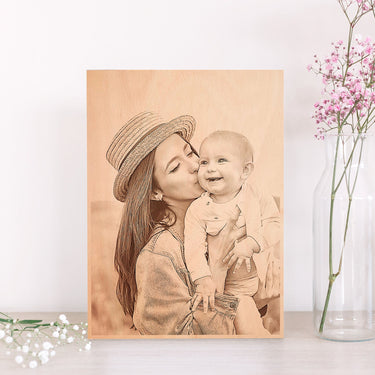 Foto puitplaadil A3+ (44 x 32 cm) 