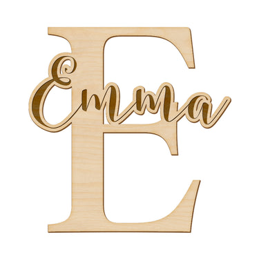 Tähed uksele graveeritud nimega