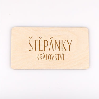 Ukseplaat nime ja tekstiga - Tüdruk