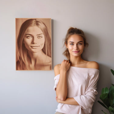 Foto puitplaadil A3+ (44 x 32 cm) 