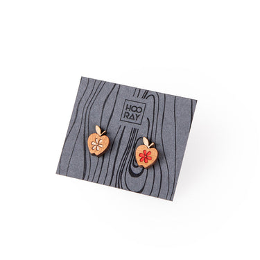 Puidust kõrvarõngad HOORAY Cidro 