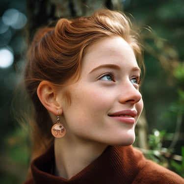 Puidust kõrvarõngad HOORAY Viaggio 