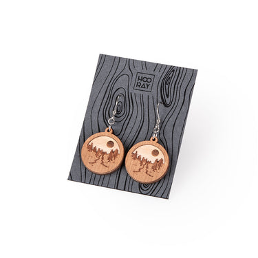 Puidust kõrvarõngad HOORAY Viaggio 