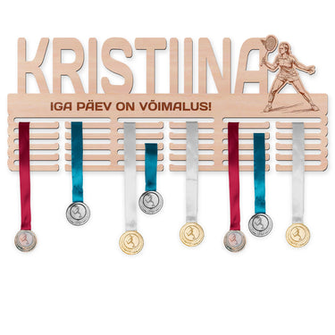 Medalite hoidja - Sulgpall, naine 