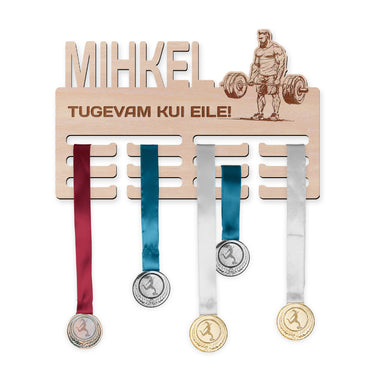 Medalite hoidja- Jõutõstmine, mees 