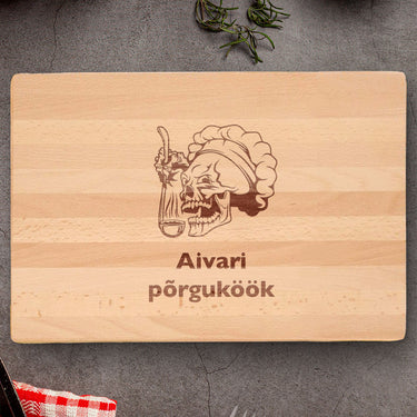 Graveeringuga massiivne kinkelaud, Köögimeister 3 