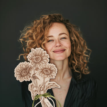 Puidust kimp Päevalilled 