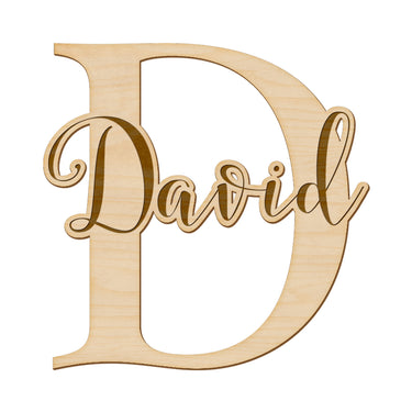 Tähed uksele graveeritud nimega