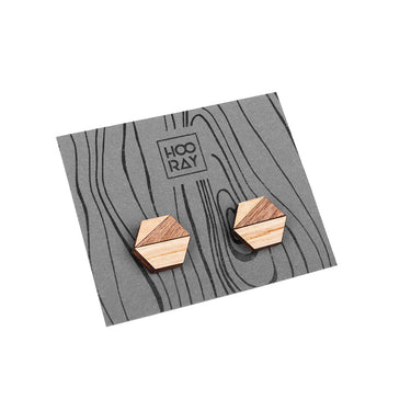 Puidust kõrvarõngad HOORAY Roble 