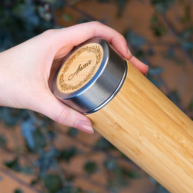 Bambusest termospudel oma nimega 450 ml 